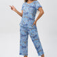 🔥Last Day Special Price £12.99!!🎁-🌸Women's Printed Top & Pants Sleepwear Set