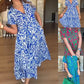 🔥Last Day Promotion 50% OFF💃Women's Casual Print A-Line Long Dress