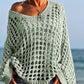 🔥💐SUMMER DAY SALE - ONLY £14.99!!⚡💐Women’s Casual Solid Color Crochet Knit Top☀️