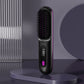 🔥NEW YEAR SALE £13.99!!⚡50K+ SOLD!💁‍♀️Wireless Ceramic Heating Hair Straightening Hairbrush