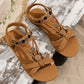 👡Summer Hot Sale - ONLY ￡11.99!! 💥 Women's Round-Toe Flat Breathable Sandals – Soft, Cushioned & Perfect for Summer Days & Holidays 🌸✨