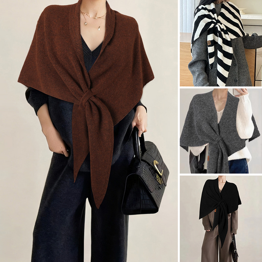 💖 Special Price £10.99🔥Last 3 Hours!!💝Women’s Fashionable Triangle Wool Shawl Scarf