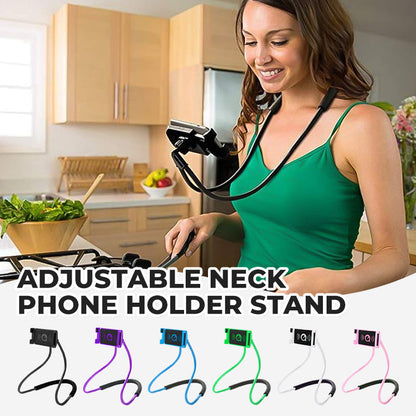 💥 Special Price Only £7.99!!📱 Adjustable Neck Phone Holder Stand – Hands-Free & Comfortable Viewing ✨