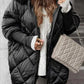 🎄Christmas Sale-Up to 50% OFF ❄️Women’s Winter Fashionable Mid-length Parka Coat with Knit Sleeves Patchwork
