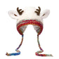 🎁🎄Christmas Sale 49% OFF! 🦌Original design Festive Christmas Antler Hat🧶