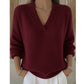 💖Early Autumn’s Sale 70% OFF🧥Cozy V-Neck Sweater for Casual Wear