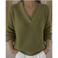 💖Early Autumn’s Sale 70% OFF🧥Cozy V-Neck Sweater for Casual Wear