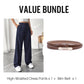 🏆2026 New Style 70% OFF💝Women's High Waisted Straight Leg Work Trousers with Side Pockets -✨Smart & Casual Look for Office and Beyond