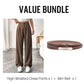 🏆2026 New Style 70% OFF💝Women's High Waisted Straight Leg Work Trousers with Side Pockets -✨Smart & Casual Look for Office and Beyond