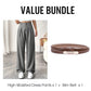 🏆2026 New Style 70% OFF💝Women's High Waisted Straight Leg Work Trousers with Side Pockets -✨Smart & Casual Look for Office and Beyond