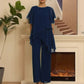💗LAST DAY SALE 60% OFF⚡50K+ SOLD💕Charming Irregular Top & Wide Leg Pants Set