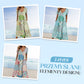 🌊SUMMER HOT SALE £15.99!!👙Women's V-neck dresses with short sleeves in patterned designs