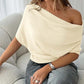 👕Summer Hot Sale - Up to 70% OFF⚡50K+ SOLD!🎁Women's Asymmetrical Off-Shoulder Batwing Sleeve Top👚