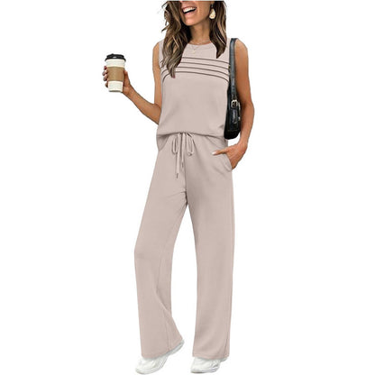 ❄️Summer cool-down deal: 70% OFF⚡50K+ SOLD!❄️Women's Sleeveless Top & Drawstring Pants Set