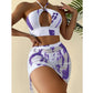 👙Only £12.99 Last Day Promotion!🏖️Women's Ruched 3-Piece Bikini Set