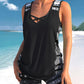 💗LAST DAY SALE 50% OFF- Miraclesuit Women's Tummy Control Tankini Set with Built-In Bra – Flattering Boho Swimwear with Shorts🔥GB