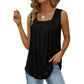 🔥Last Day Special Price £11.99!!🔥2026 Women's Square Neck Sleeveless Vest T-Shirt🎁Delivered within 5 working days！