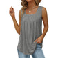 🔥Last Day Special Price £11.99!!🔥2026 Women's Square Neck Sleeveless Vest T-Shirt🎁Delivered within 5 working days！