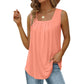 🔥Last Day Special Price £11.99!!🔥2026 Women's Square Neck Sleeveless Vest T-Shirt🎁Delivered within 5 working days！