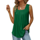 🔥Last Day Special Price £11.99!!🔥2026 Women's Square Neck Sleeveless Vest T-Shirt🎁Delivered within 5 working days！