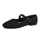 🔥 LIMITED-TIME SALE £12.99!!🎀Breathable Square Toe Ballet Flats – Knit, Lightweight, Comfy 👣