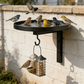 🌸LAST DAY SPECIAL PRICE £9.99!!🌸Wall-Mounted Metal Bird Bath – Antique Bronze Finish 🐦🛁🧱🏡
