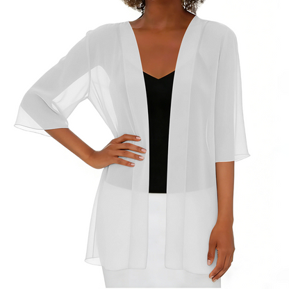 🔥Only £9.99 Last Day Promotion!🎁Women's Chiffon Open Front Cardigan Loose