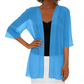 🔥Only £9.99 Last Day Promotion!🎁Women's Chiffon Open Front Cardigan Loose