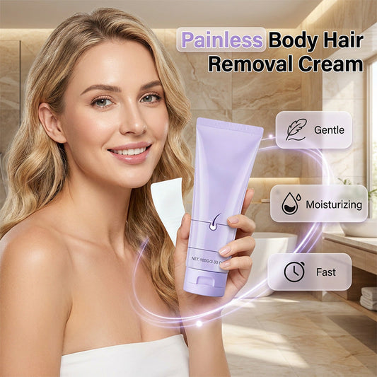 🏖️Last Day Special Price £7.99!!💐Body Hair Removal Cream with Spatula Applicator