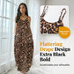 👗LAST DAY SALE ONLY ￡13.99!!🐆Women's Leopard Print Spaghetti Strap Maxi Dress