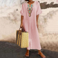 💗LAST DAY SALE 60% OFF⚡50K+ SOLD💕Women's Embroidered Maxi Dress with Front Slit