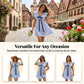 🦋Summer Hot Sale - ONLY ￡16.99!!🌸Women's V Neck Babydoll Mini Dress👗