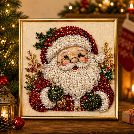 🎄Christmas Pre Sale ￡7.99!!⚡50K+ SOLD!🎅🧘Relaxing & Beginner-Friendly - 🎨💎DIY Christmas Pearl Diamond Art Kit