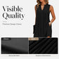 🍃✨ LIMITED TIME 50% OFF! 🌿Pleated V-Neck Dress – Lightweight fabric & effortless elegance