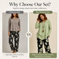 🏵️LAST DAY SALE 70% OFF⚡50K+ SOLD💕Women's Casual Top & Pants Two Piece Set