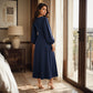 🏆Limited Time Special Price ￡15.99!!✨Women's Casual V-Neck Maxi Dress with Puff Sleeve