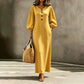🏆Limited Time Special Price ￡15.99!!✨Women's Casual V-Neck Maxi Dress with Puff Sleeve