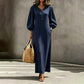 🏆Limited Time Special Price ￡15.99!!✨Women's Casual V-Neck Maxi Dress with Puff Sleeve