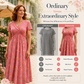 🌹2026 Summer New Arrival 50% OFF💥Women's V-Neck Floral Print Dress with Twist Waist
