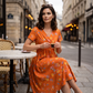 🌹2026 Summer New Arrival 50% OFF💥Women's V-Neck Floral Print Dress with Twist Waist