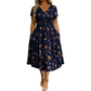 🌹2026 Summer New Arrival 50% OFF💥Women's V-Neck Floral Print Dress with Twist Waist