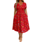🌹2026 Summer New Arrival 50% OFF💥Women's V-Neck Floral Print Dress with Twist Waist