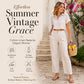 🔥Summer Hot Sale - ONLY ￡13.99!!👖Women's Relaxed Fit Linen Blend Pants – Classic Straight Leg Trousers