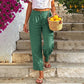 🔥Summer Hot Sale - ONLY ￡13.99!!👖Women's Relaxed Fit Linen Blend Pants – Classic Straight Leg Trousers