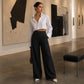 🔥Summer Hot Sale - ONLY ￡13.99!!👖Women's Relaxed Fit Linen Blend Pants – Classic Straight Leg Trousers