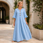 🌈2026 Summer Hot Sale 50% OFF!✨Women's V-Neck Ruffle Sleeve Maxi Dress