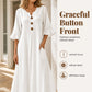 🌈2026 Summer Hot Sale 50% OFF!✨Women's V-Neck Ruffle Sleeve Maxi Dress