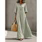 🌈2026 Summer Hot Sale 50% OFF!✨Women's V-Neck Ruffle Sleeve Maxi Dress