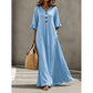 🌈2026 Summer Hot Sale 50% OFF!✨Women's V-Neck Ruffle Sleeve Maxi Dress