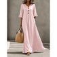 🌈2026 Summer Hot Sale 50% OFF!✨Women's V-Neck Ruffle Sleeve Maxi Dress